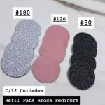 Refil Para Broca Pedicure C/12 Und.