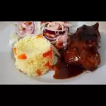 COSTILLA DE CERDO EN BARBACOA