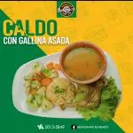 Caldo con Gallina Asada