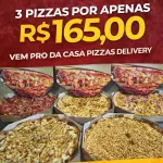 3 PIZZAS)