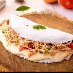 Tapioca Lasanha de frango