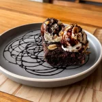 Brownie Con Helado