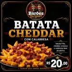 Batata Cheddar com Calabresa