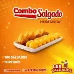 100 salgados sortidos