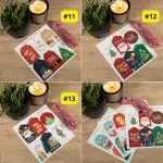 Tarjetones Labels Navideños