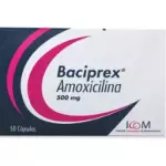 BACIPREX 500 MG 50 CAP ICOM
