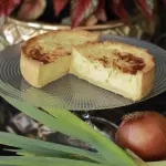 Quiche Alho Poró (08 a 10 fatias)