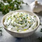 Dill & coriander sour cream