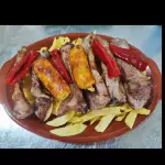 Churrasco de cerdo 2 personas