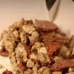 Desgranado pollo -suiza