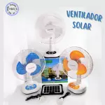 VENTILADOR SOLAR  12 PULGADAS