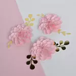 Flor x 3 papelería creativa RG066