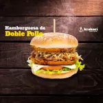 HAMBURGUESA DOBLE POLLO