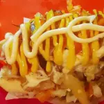 Hot dog hawaino