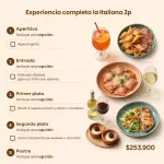 Experiencia completa la Italiana 2p