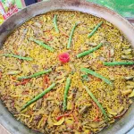 Paella Pollo y verduras