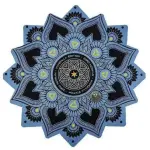 TAPETE ZORD MANDALA AZUL