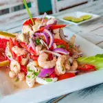 Ceviche de Langostinos.