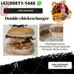 double chicken burguer