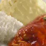 Frango à Parmegiana com Purê