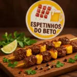 Carne com queijo coalho