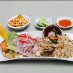 Ceviche + Chaufa de Mariscos