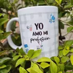 Mug sencillo enfermero
