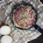 Batata Rosti Calabresa com Cebola