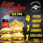 Promo Familiar Cheese Burger