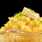 Ambrosia com queijo