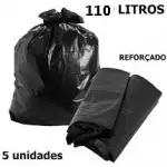 Saco de lixo 110L 5unidades   110L
