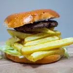 HAMBURGUESA SIMPLE + PEPSI 450ML