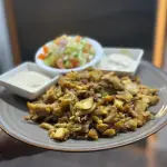 Shawarma de Pollo en Plato