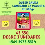 QUESO GAUDA  LA VAQUITA  DE 400 GRAM