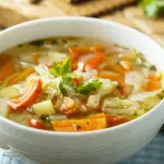 Sopa de Verduras e Carne