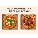 PIZZA MARGHERITA + PIZZA A ELECCIÓN