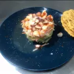 Tostada de ceviche