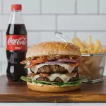 C. Hamburguesa Doble Carne Sencilla