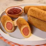 100 enroladinho de salsicha