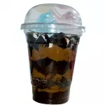 Vaso de chocolate con DDL y Oreos