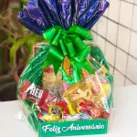 Cesta de chocolate Verde