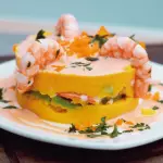 Maki Causa de Langostinos.
