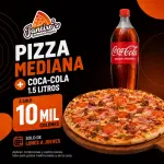 Pizza mediana + Coca-cola 1.5