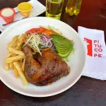 1/4 POLLO+papas + ensalada