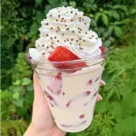 Frutas con crema