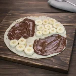 (21) Piadina de banana Y Nutella