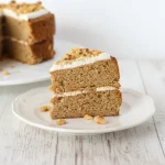 Pastel de zanahoria keto - porción