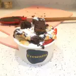 frutas con crema