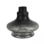 vaso simples preto pequeno