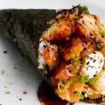 Temaki king boll (bolinho de salmão)